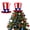 #D, variant on 4th of July Patriotic Tree Topper, Independence Day Top Hat Trees Decor,Red White Blue Star Hat Tree Topper Christmas Trees Decoration,for Memorial Day 250th Anniversary Patriotic Party Decor