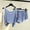 Blue, variant on Womens Cami Pajama Set Summer Cami Shorts Sleeve Shorts 2 Piece Set Suit Home Clothes Pj Set Army Green L