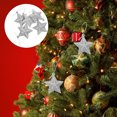 thumbnail image 4 of 24 Uds. Estrella de cinco puntas decoraciones para árboles de Navidad adornos colgantes de Navidad, 4 of 8