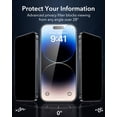 thumbnail image 3 of Protector de pantalla ESR Glass 9H+ para iPhone 14 Pro Max (paquete de 3), 3 of 9