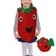 thumbnail image 4 of EeaseMX Kit de disfraz de frutas y verduras para niños, disfraz de tomate, ropa y sombrero de tela, accesorios para disfrazarse (rojo), 4 of 8