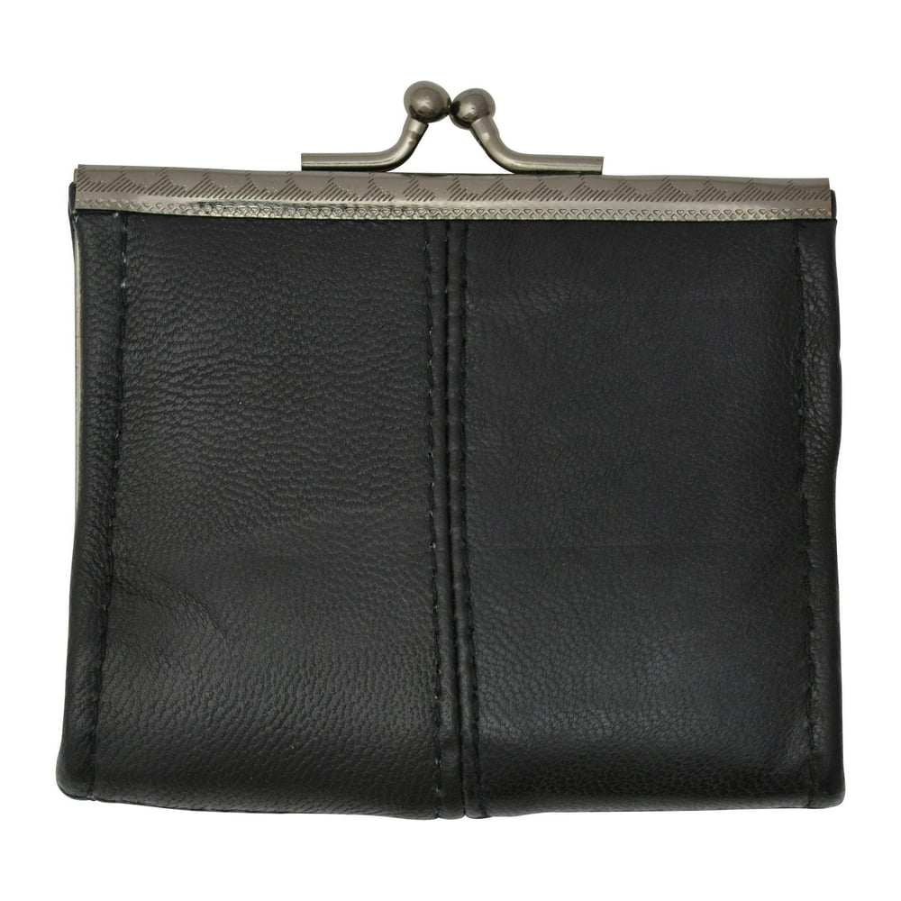 Marshal Wallet - Ladies Black Small Change Coin Purse With Twist Snap ...