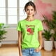 thumbnail image 3 of Playera Blusa De Frambuesa Raspberry Sweet & Tasty – Dulce Estilo que Te Hace Brillar Color Verde Lima Talla Chica Marca Emil SaEs, 3 of 4