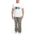 thumbnail image 5 of CafePress - I Stand With Ukraine Flag American Flag Su Pajamas - Men's Light Loose Fit Cotton Pajama Set, 5 of 7