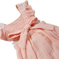 thumbnail image 3 of Newborn Baby Girls Summer Sleeveless Romper Toddler Ruffle Lace Floral Jumpsuit Bodysuit, 3 of 6