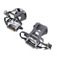thumbnail image 2 of Kuntesetty Bike Pedals with Clips And Straps Bicycle Pedals with Toe Cage Nonslip 9/16 Inch Pair, 2 of 7