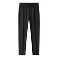 thumbnail image 4 of BRDFRL Women's Joggers Pants with Zipper Pockets Stretch Tapered Athletic Joggers for Women Lounge, Jogging, Workout Black 2XL, 4 of 6