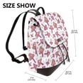 thumbnail image 2 of Fotbe Purple Mushroom Mochila Bolso con Estampado para Mujer, Mochila Antirrobo de Nylon Impermeable, Bolsa Ligera de Hombro, 2 of 4