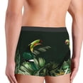 thumbnail image 4 of KLL Palm Leaves And Exotic Birds Men's Cotton Boxer Briefs Underwear-X-Large, 4 of 7