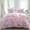 Pink, variant on Alphabet Set of 4 Bedding Quilt Covers, Cartoon Colorful Animals Letter Crayon 4-Piece Bed Sheet Set with Extra Soft Bed Sheets Quilt Cover Pillowcase, Twin