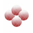 thumbnail image 7 of 15 Inch Round Placemats Set of 4, Red Geometric Non Slip Heat Insulation PP Table Mats, Modern White Stripe Abstract Distortion Art Washable Place Mats for Kitchen Dining Party Table Decor, 7 of 7