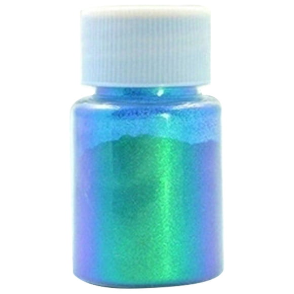Fiudx Polvo de Pigmento Perlado Que Cambia de Color, 9 Magníficos Tonos Brillantes, Resina Epoxi de Alta Saturación para Manualidades, Slime y Velas, Multiusos para Festivales y Arte, 10 G de Cada Co
