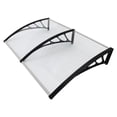 thumbnail image 5 of 39"*59" Polycarbonate Transparent Awning Door Awning for Windows and Doors, 5 of 16