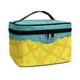 thumbnail image 2 of HELLHERO Durable Travel Organizer Cosmetic Bag Organizer Home Travel Office Pineapple Pattern, 2 of 6