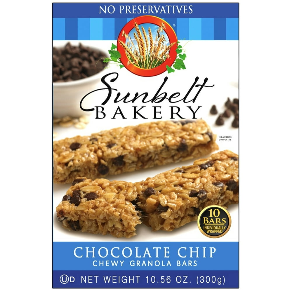 Sunbelt Bakery Chewy Chocolate Chip Granola Bars (12Boxes) Walmart