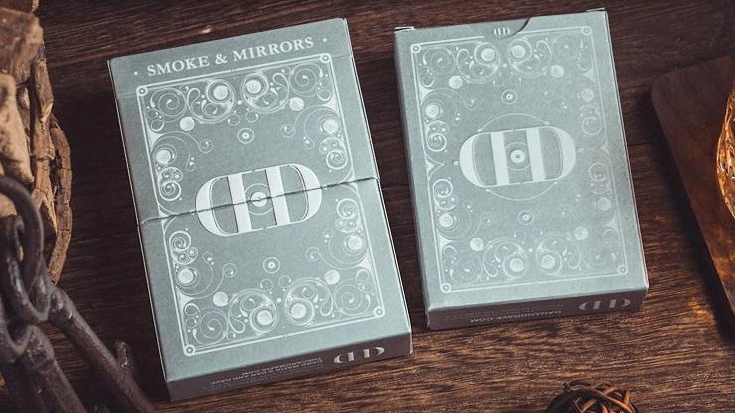 Smoke & Mirrors V8 Silver (Deluxe) Edition Playing Cards by Dan & Dave