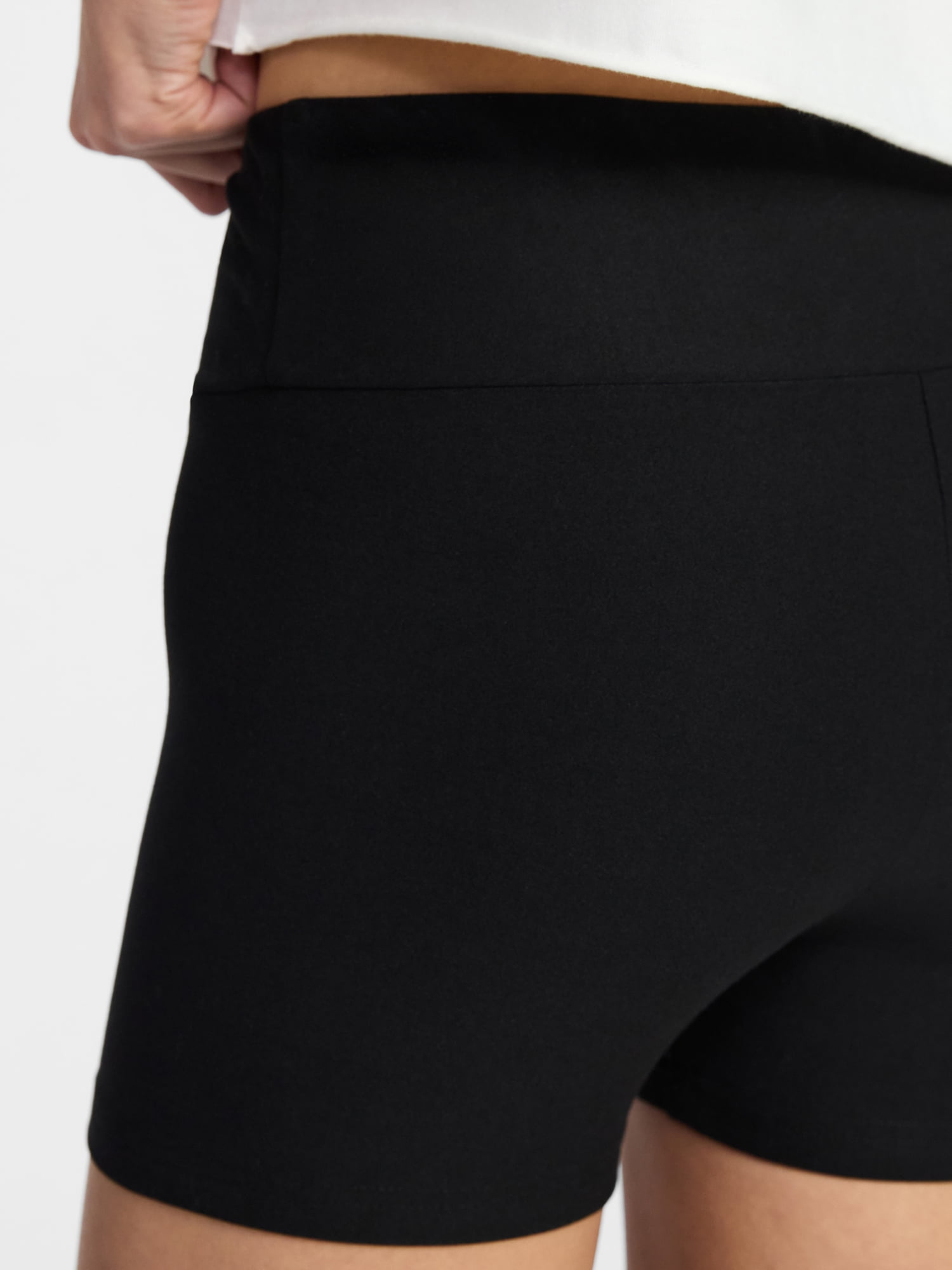 No Boundaries Faux Sueded Jersey Shorty Shorts, 3'' Inseam, Women's XXS-XXL
