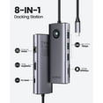 thumbnail image 3 of ORICO USB C Docking Station,8 in 1 USB C Dongle with HDMI 4K+PD100W+3*USB3.0+Ethernet+SD/TF, USB C Hub Multiport Adapter for MacBook/Dell/HP/Surface/Lenovo, 3 of 10