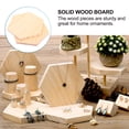 thumbnail image 6 of Monyance Solid Wood Board 2pcs Unfinished Hexagon Wood Panels for DIY Art and Home Decor(3.94X3.35X0.2Inches), 6 of 10