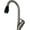 Chrome, variant on Whitehaus Collection  Single Hole/Single Lever Handle Faucet with Pull Down Spray Head Chrome/Clear
