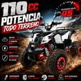 thumbnail image 2 of Cuatrimoto Atv Motor Gasolina Adolecentes 110cc 65km/h Centurfit, 2 of 8