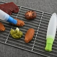 thumbnail image 3 of NIYANGLE Green Pointed Tail Silicone Oil Bottle Brushes 4Pcs for Cooking, 3 of 8
