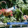 thumbnail image 4 of Restmo Metal Watering Wand, Heavy Duty Garden Hose Wand with 180° Swivel Ratcheting Head, 16'' Hose Nozzle Sprayer with 7 Spray Patterns and Flow Control, for Water Hanging Baskets and Shrubs, Blue, 4 of 7