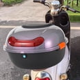 thumbnail image 1 of Caja de maletero de motocicleta, caja de equipaje de motos, premio, impermeable, bloqueo de gran capacidad de transporte de equipaje de motocicleta Púrpura ligera, 1 of 8