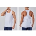 thumbnail image 7 of NOLDARES Men's Classic Sleeveless Baggy Tank Tops Gym Muscle Tee for Athletic Workout Casual Vacation(White,S), 7 of 7