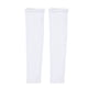 thumbnail image 3 of Mangas de brazo de enfriamiento de 3 pares Protector solar unisex Protector de bloque UV Cubierta de brazo de enfriador Mangas largas para acampar Montañismo Conducción - Tamaño L (Blanco), 3 of 5