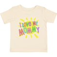 thumbnail image 3 of Inktastic I Love My Mommy- Sun and Rainbow Letters Boys or Girls Baby T-Shirt, 3 of 5