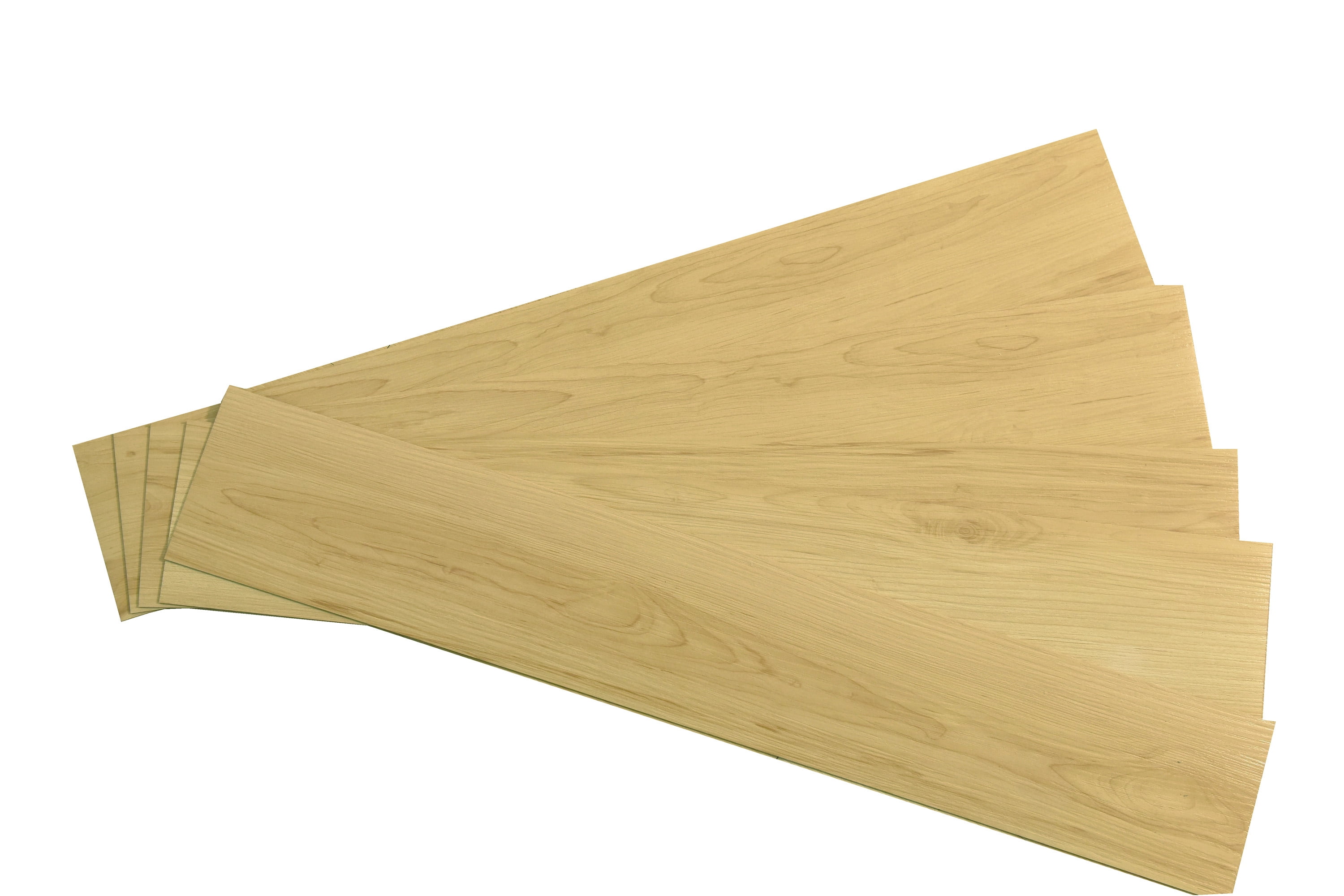 Peel and Stick Vinyl Flooring Planks, Beige, 36" x 6", 36-pack/54 sq ft