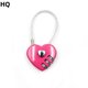 thumbnail image 3 of Cerradura de combinación, cuerda de alambre con forma de corazón cerradura de equipaje, cerradura de puerta pequeña, candado de pareja para bolsas de viaje, maleta, taquillas, mochilas, 3 of 5