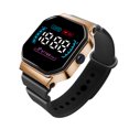 thumbnail image 2 of Eosunjian Digital Sports LED Watch with Large Dial Clear Bold Font Display Accurate Timepiece Comfortable Wristwatch Rose Gold and Black, 2 of 13