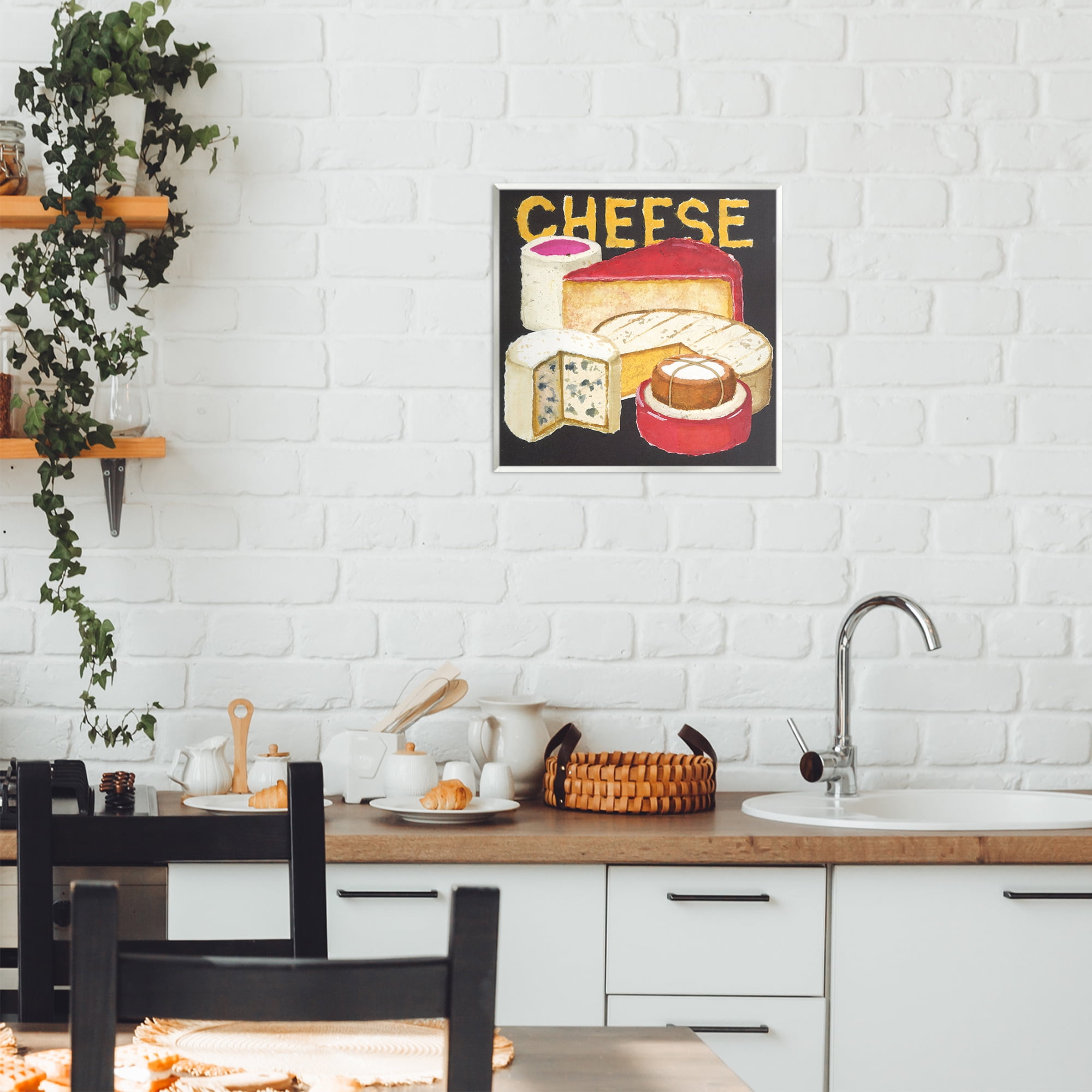 Stupell Industries Assorted Cheese Wheels Wall Plaque Art, design by Nancy Overton