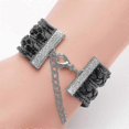 thumbnail image 2 of 1pcs Billie Eilish Bracelet, Black, 2 of 3