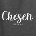 thumbnail image 5 of Wild Bobby Chosen 1 Peter 2:9 Inspirational/Christian Men Graphic Tee, Heather Black, Large, 5 of 5