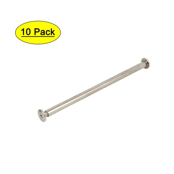 10pcs 5mmx100mm Metal Binding Chicago Screw Post for Photo Albums Scrapbook