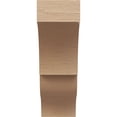 thumbnail image 2 of 6"W x 12"D x 18"H Classic Asheboro Rough Cedar Woodgrain TimberThane Corbel, Primed Tan, 2 of 6