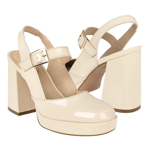 ZAPATOS DAMA STYLO 29216 CHAROL BEIGE