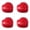 Red 4PCS, variant on 2/1PCS 30 Seconds Valentine’s Voice Recorder for Stuffed Doll Heart Shape Sound Recorder Push Button Recordable Device Sound Module for Gift Recording Voice Message