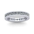 thumbnail image 3 of Natural 1.75Ct Round Cut Diamond Channel Set Women's Anniversary Wedding Eternity Band Ring 925 Sterling Silver G-H I1, 3 of 3