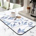 thumbnail image 2 of Perfect Kitchen Companion Extra Large 19.5x12in Coffee Drying Mat, Super Absorbent Diatom Mud, Quick Drying, Beautiful Flower Design Coffee Mat Perfect Draining Pad for Dishes, 2 of 7