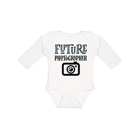 

Inktastic Future Photographer Childs Camera Boys or Girls Long Sleeve Baby Bodysuit
