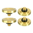 thumbnail image 1 of Unique Bargains Shutter Release Button Soft Shutter Release Button Copper Camera Shutter Button Concave, Golden 4 Pack, 1 of 6