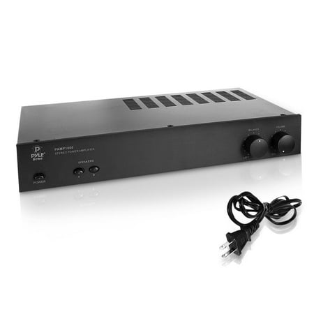 Photo 1 of ***PARTS ONLY***  POWER; DAMAGED BACK SECTION***Pyle Home PAMP1000 Powerful 160 Watt Digital Dual Channel Stereo Power Amplifier Home Audio Sound System with Automatic Start/Stop Functions