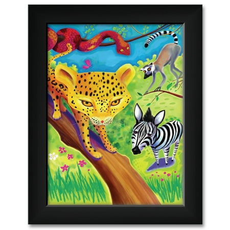 Jpg Art Dog - Wild about zoos jpg Framed Art Print by Joanne Kollman. Print Size: 9