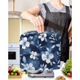 thumbnail image 2 of Navy Blue Spring Floral Stand Mixer Dust Cover with Storage Pocket & Handles,Summer Flowers Watercolor Botanical Fits All Tilt Head & Bowl Lift Kitchen Appliance Cover Accessories,4.5-5 Quart, 2 of 6