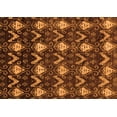 thumbnail image 1 of Ahgly Company Indoor Rectangle Abstract Orange Modern Area Rugs, 8' x 10', 1 of 4
