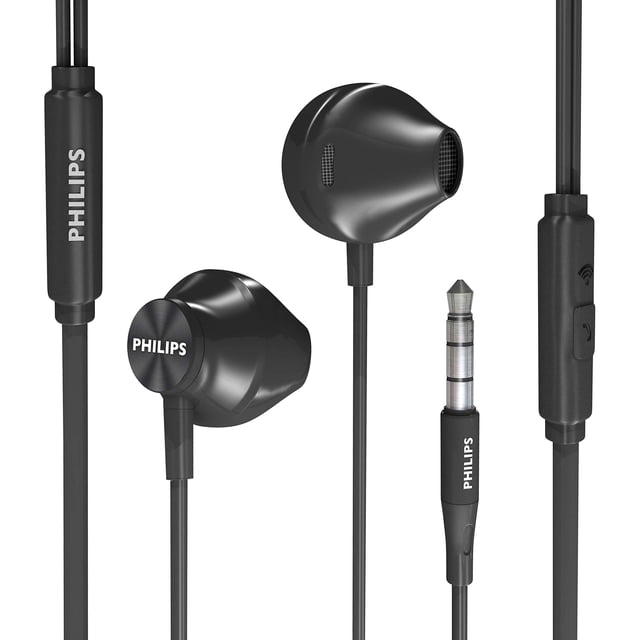 Auriculares PHILIPS con cable y micrófono, ergonómicos y cómodos